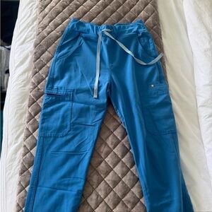 Figs Blue Top and Bottom